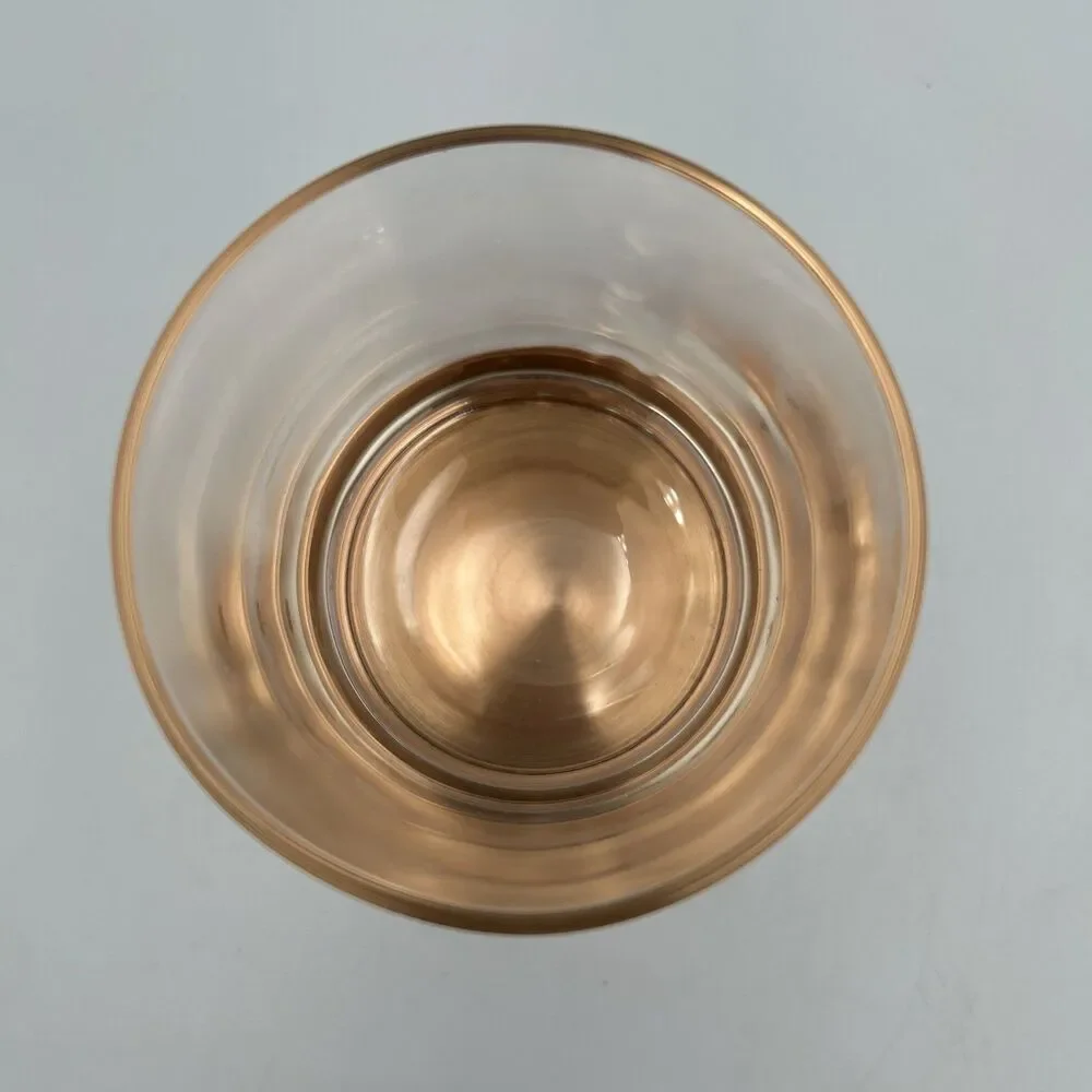 Roca Patron Logo Cooper Botton Ball Tequila Rocks Glass